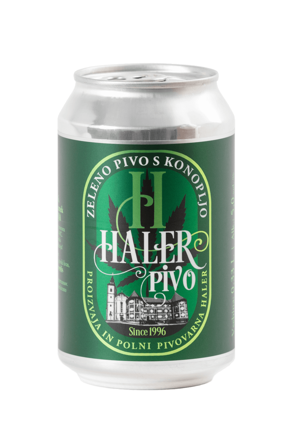Zeleno pivo s konopljo Haler (paket)