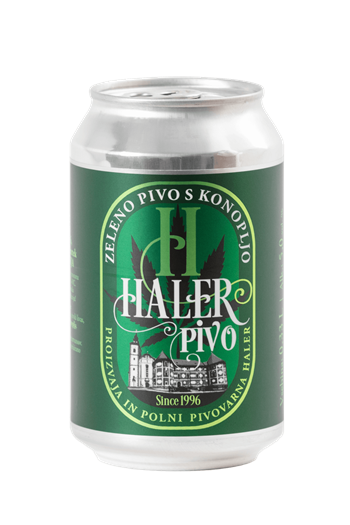 Zeleno pivo s konopljo Haler (paket)